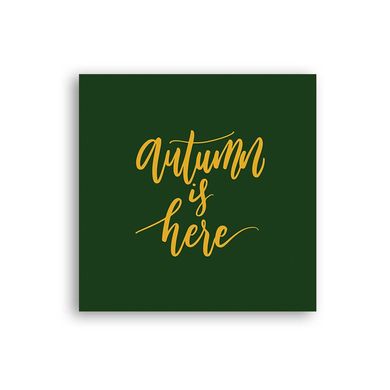 Открытка "Autumn is here" /art1127