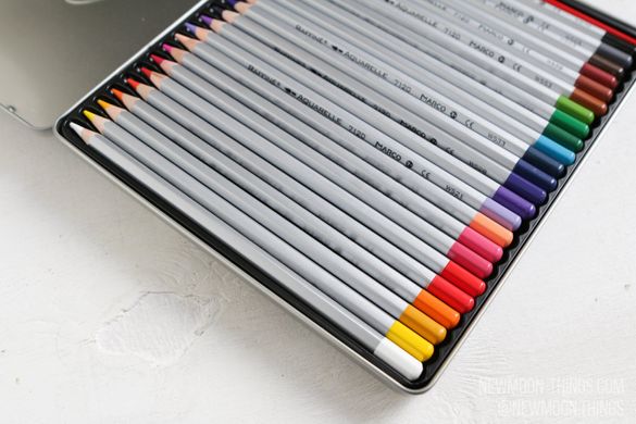 Цветные карандаши "Акварельные 24 цвета" в метал. пенале/artR54